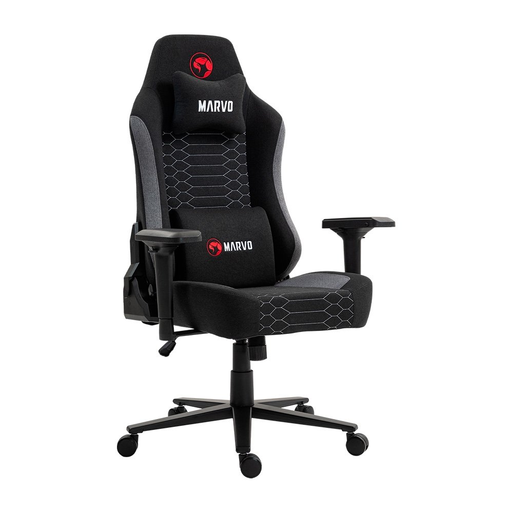 Cadeira Gamer Marvo CH-178, Até 150 Kg, Cinza - MARVO CH-178 gaming chair - Grey - view 2