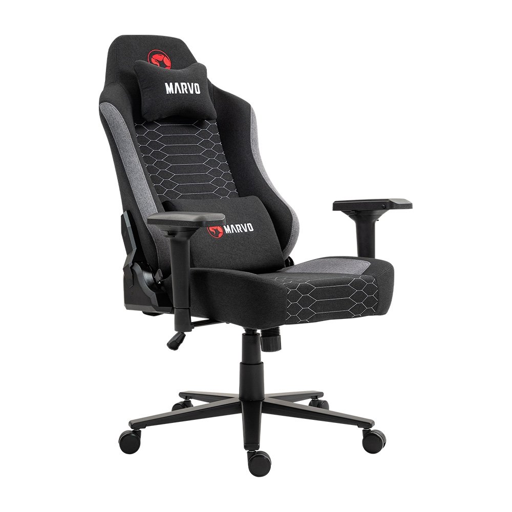 Cadeira Gamer Marvo CH-178, Até 150 Kg, Cinza - MARVO CH-178 gaming chair - Grey - view 3