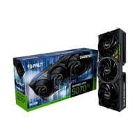 Kabum Placa de Vídeo Palit RTX 5070 Ti GamingPro V1 GeForce NVIDIA, 16GB, GDDR7, 2452 MHz, DLSS 4, Tripe Fan, Ray Tracing - NE7507T019T2-GB2031Y image