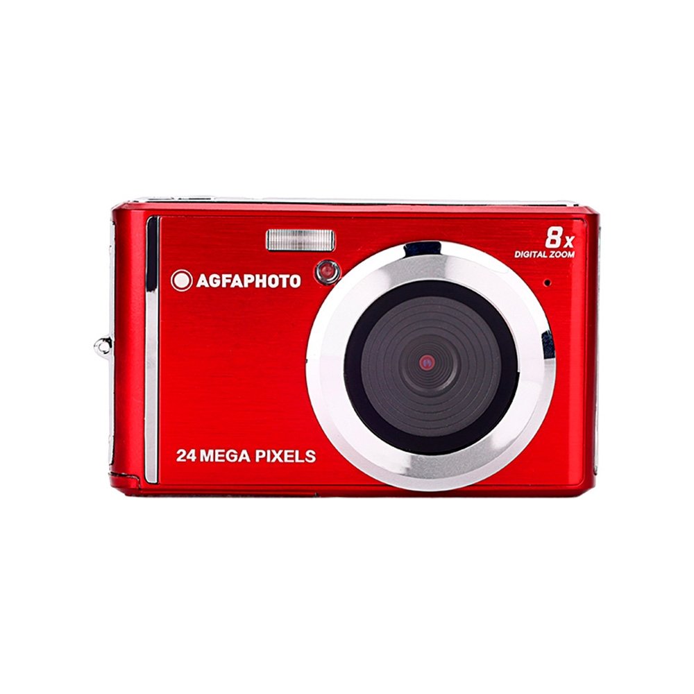 Câmera Compacta AGFA DC5500, 24MP, CMOS, HD 720p, LCD 2,4, Vermelha - CAA20010