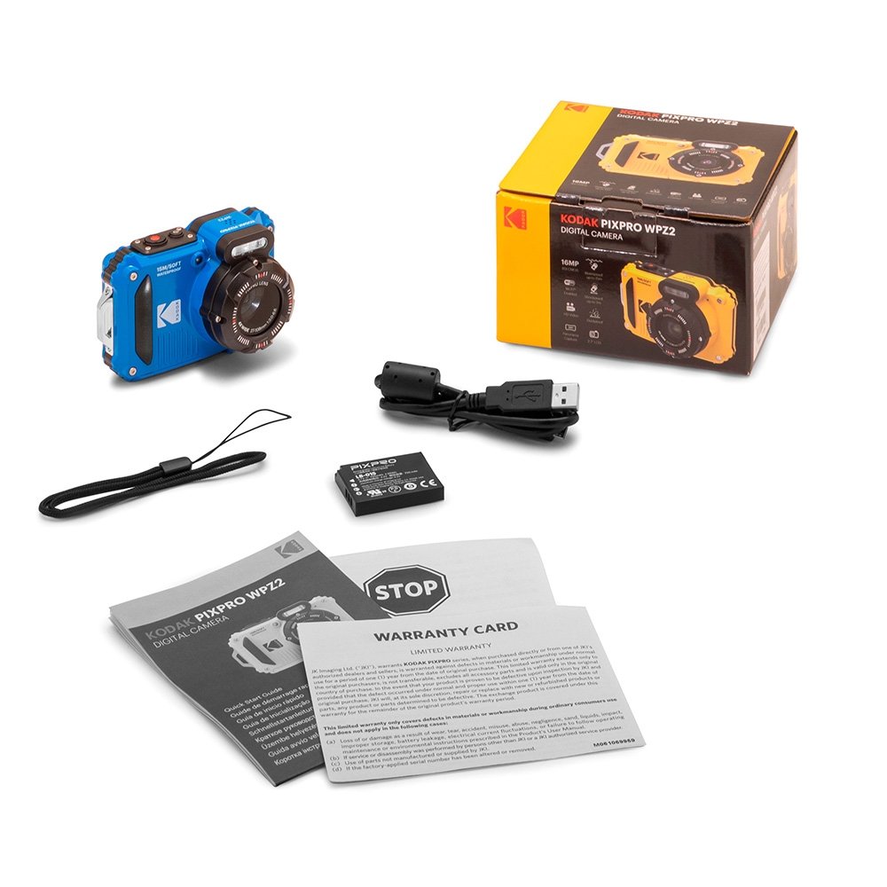 Câmera Compacta Kodak PIXPRO WPZ2, 16 MP, Full HD, LCD 2,7, Azul - CAK20018 - view 20