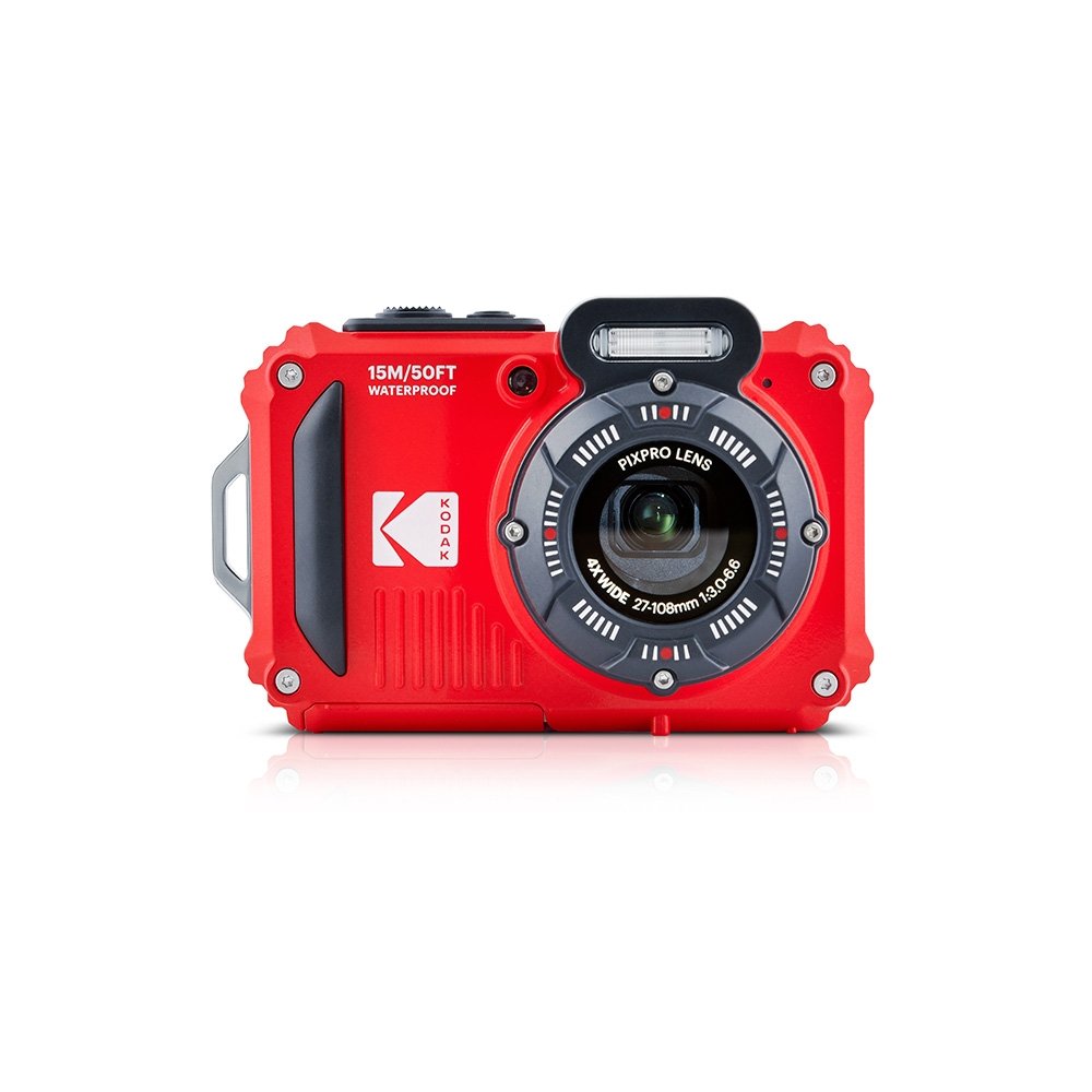 Câmera Compacta Kodak PIXPRO WPZ2, 16 MP, Full HD, LCD 2,7, Vermelha - CAK20019