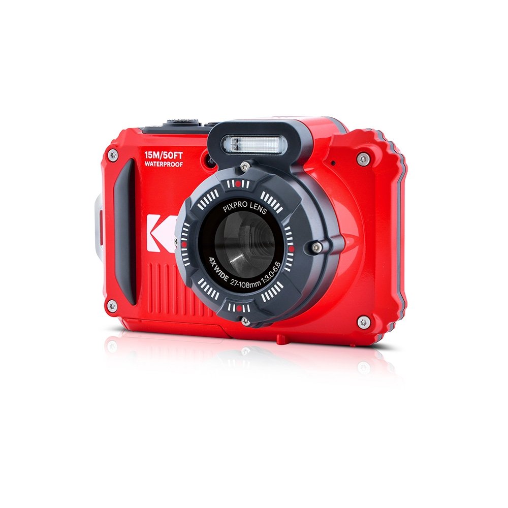 "Câmera Compacta Kodak PIXPRO WPZ2, 16 MP, Full HD, LCD 2,7"""", Vermelha - ( Balão.info" - foto 2