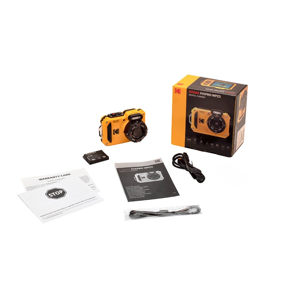 "Câmera Compacta Kodak PIXPRO WPZ2, 16 MP, Full HD, LCD 2,7"", Amarela - ( Balão.info" - foto 12