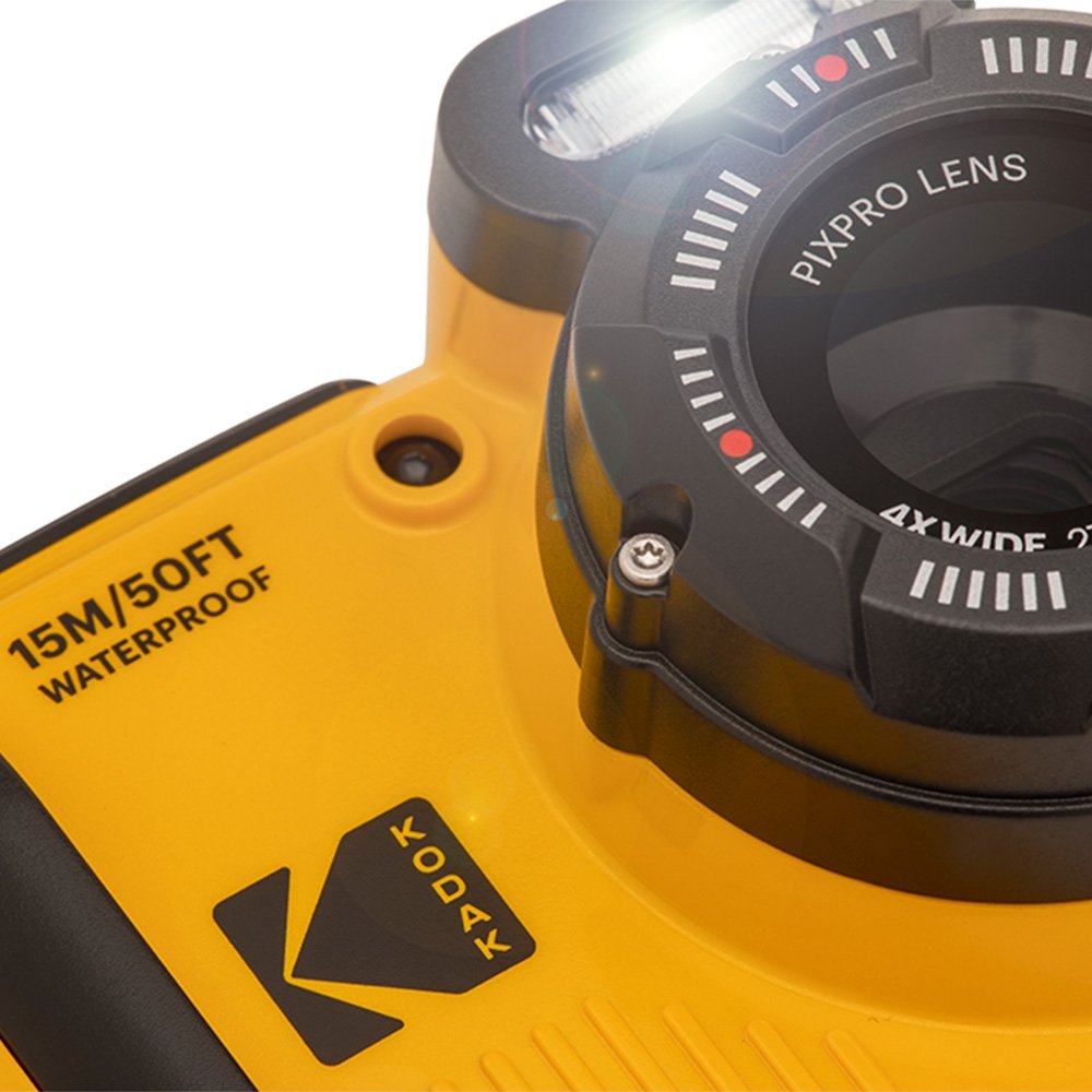 "Câmera Compacta Kodak PIXPRO WPZ2, 16 MP, Full HD, LCD 2,7"", Amarela - ( Balão.info" - foto 10