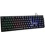 Teclado Membrana Gamer Kalkan Hati, Rainbow, USB, ABNT2, Preto - KLK00012