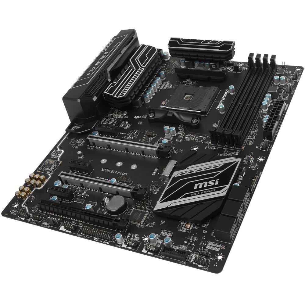 Placa-Mãe MSI p/ AMD AM4 ATX X370 SLI PLUS DDR4 Placa-Mãe MSI p/ AMD AM4 ATX X370 SLI PLUS DDR4