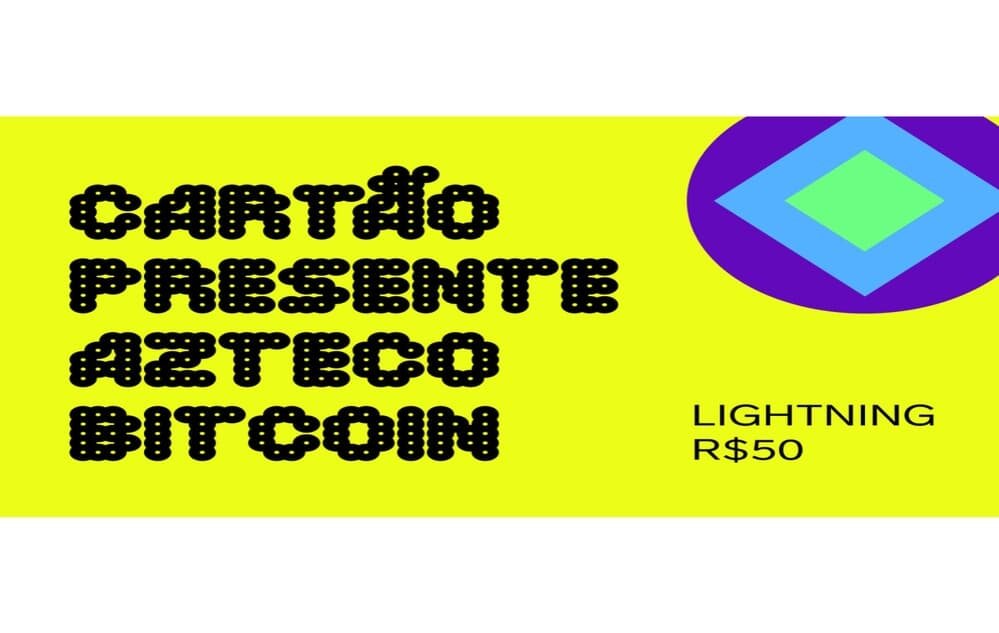 Gift Card Azteco Bitcoin - Lightning - R$ 50,00 Gift Card Azteco Bitcoin - Lightning - R$ 50,00