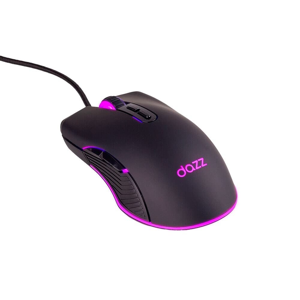 Mouse Gamer Dazz ( Balão.info), RGB, 7200DPI Ajustável, 07 Botões, 500Hz, Preto, - ( Balão.info - foto 2