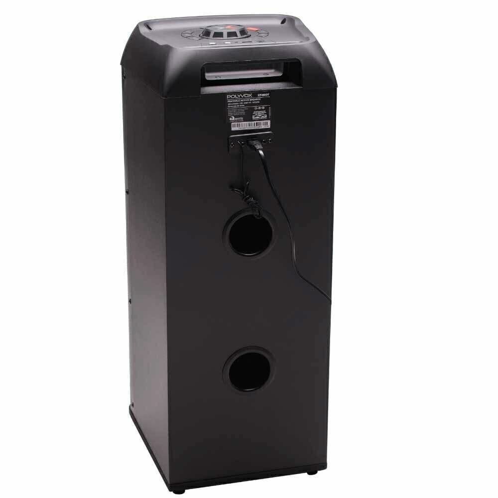 Imagem 4 de 4 do produto Torre de Som Amplificada Polyvox, TWS, 3 Vias, Full LED, 800W, Bluetooth, Bivolt, Preto - XT-660T