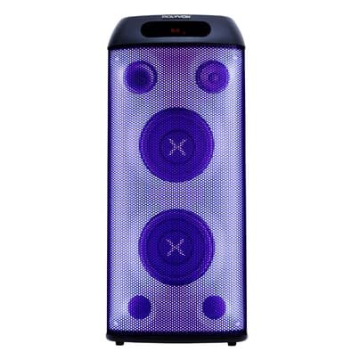 Torre de Som Amplificada Polyvox, TWS, 3 Vias, Full LED, 800W, Bluetooth...