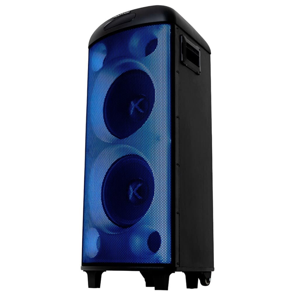 Torre de Som Amplificada Polyvox, TWS, Full LED, 2000W, Bluetooth, Bivolt, Preto - XT-990 - view 2