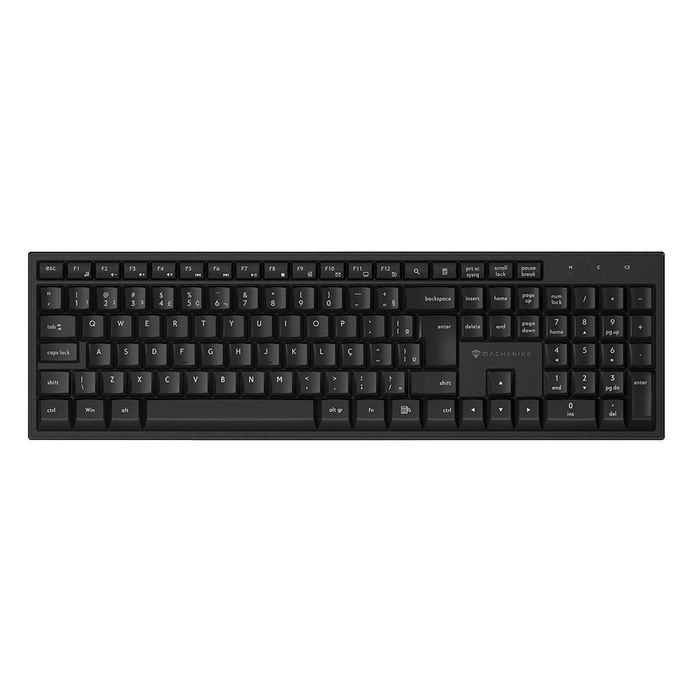 Imagem 8 de 9 do produto Kit Office Sem Fio Machenike MK120, Teclado Scissor Switch, Mouse 1600 DPI, 5 Botoes, Preto - JJ02GK00J