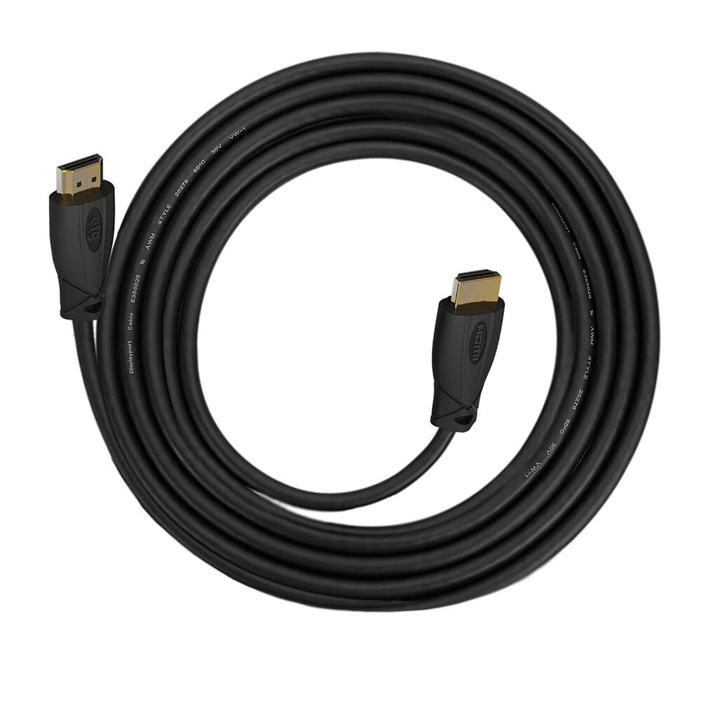 Imagem 3 de 4 do produto Cabo HDMI 2.1 8K Ultra HD ELG, 4K 144hz, 5 Metros, 3D Ready, Preto - HD8K50