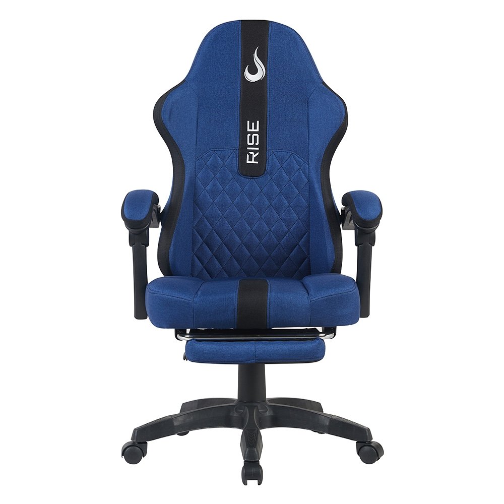 Cadeira Gamer Rise Mode Z11, Ângulo Ajustável, Tecido, Azul e Preto - RM-CG-Z11-BB Cadeira Gamer Rise Mode Z11, Ângulo Ajustável, Tecido, Azul e Preto - RM-CG-Z11-BB