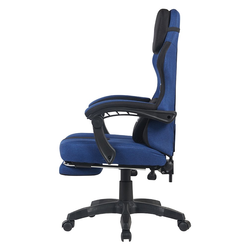 Cadeira Gamer Rise Mode Z11, Ângulo Ajustável, Tecido, Azul e Preto - RM-CG-Z11-BB Cadeira Gamer Rise Mode Z11, Ângulo Ajustável, Tecido, Azul e Preto - RM-CG-Z11-BB