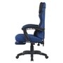 Cadeira Gamer Rise Mode Z11, Ângulo Ajustável, Tecido, Azul e Preto - RM-CG-Z11-BB