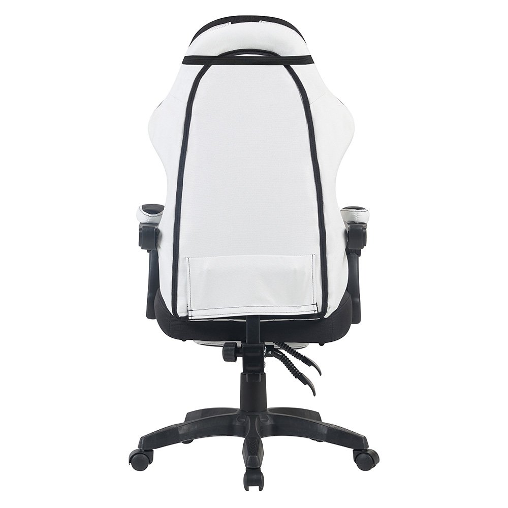 Imagem 7 de 9 do produto Cadeira Gamer Rise Mode Z11, Ângulo Ajustável, Tecido, Branco e Preto - RM-CG-Z11-WB