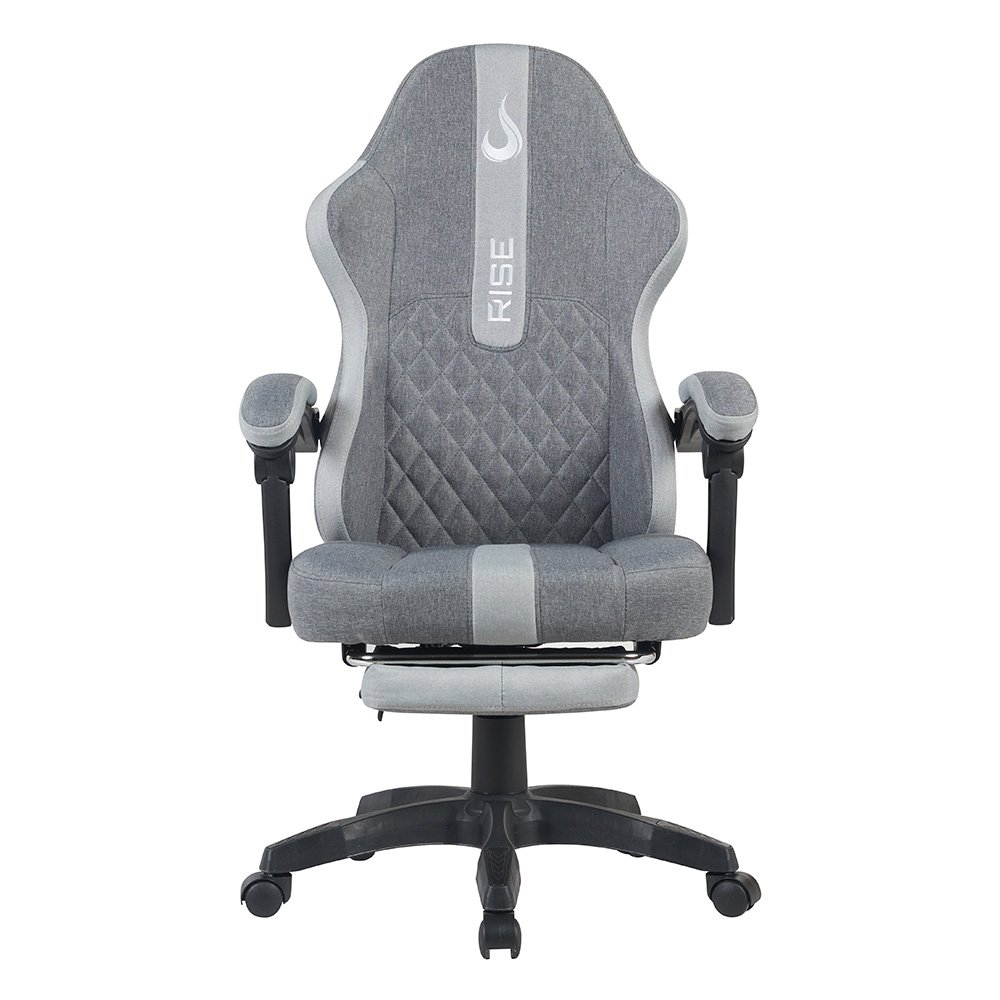 Imagem 6 de 9 do produto Cadeira Gamer Rise Mode Z11, Ângulo Ajustável, Tecido, Cinza - RM-CG-Z11-GG
