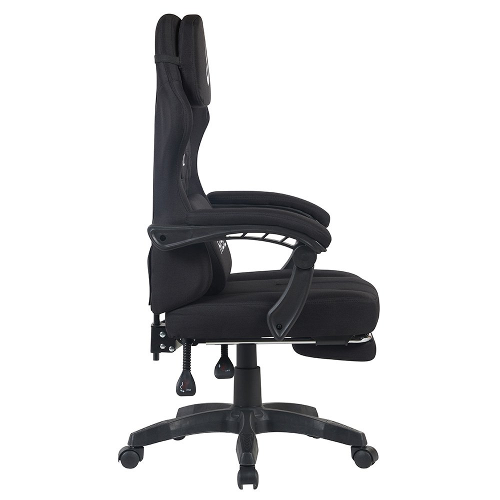 Imagem 6 de 9 do produto Cadeira Gamer Rise Mode Z11, Ângulo Ajustável, Tecido, Preto - RM-CG-Z11-BK
