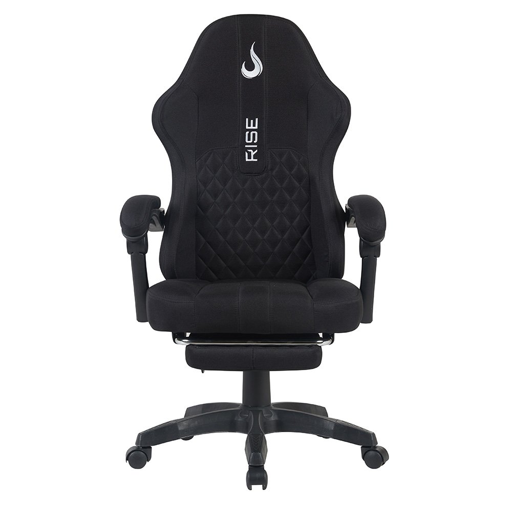 Imagem 7 de 9 do produto Cadeira Gamer Rise Mode Z11, Ângulo Ajustável, Tecido, Preto - RM-CG-Z11-BK