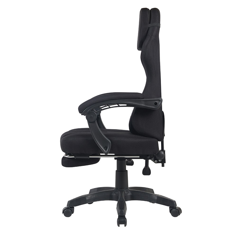 Imagem 8 de 9 do produto Cadeira Gamer Rise Mode Z11, Ângulo Ajustável, Tecido, Preto - RM-CG-Z11-BK