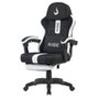 Cadeira Gamer Rise Mode Z11, Ângulo Ajustável, Tecido, Preto e Branco - RM-CG-Z11-BW