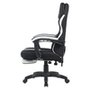 Cadeira Gamer Rise Mode Z11, Ângulo Ajustável, Tecido, Preto e Branco - RM-CG-Z11-BW