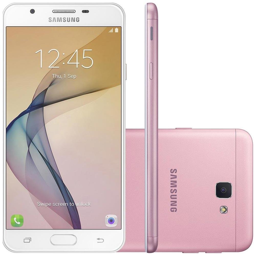 Smartphone Samsung Galaxy J7 Prime G610M/DS Octa Core 1.6Ghz, Android 6.0.1, 13MP, 32GB, Tela 5.5 Leitor Digital, Dual Chip, Desb - Rosa Smartphone Samsung Galaxy J7 Prime G610M/DS Octa Core 1.6Ghz, Android 6.0.1, 13MP, 32GB, Tela 5.5 Leitor Digital, Dual Chip, Desb - Rosa
