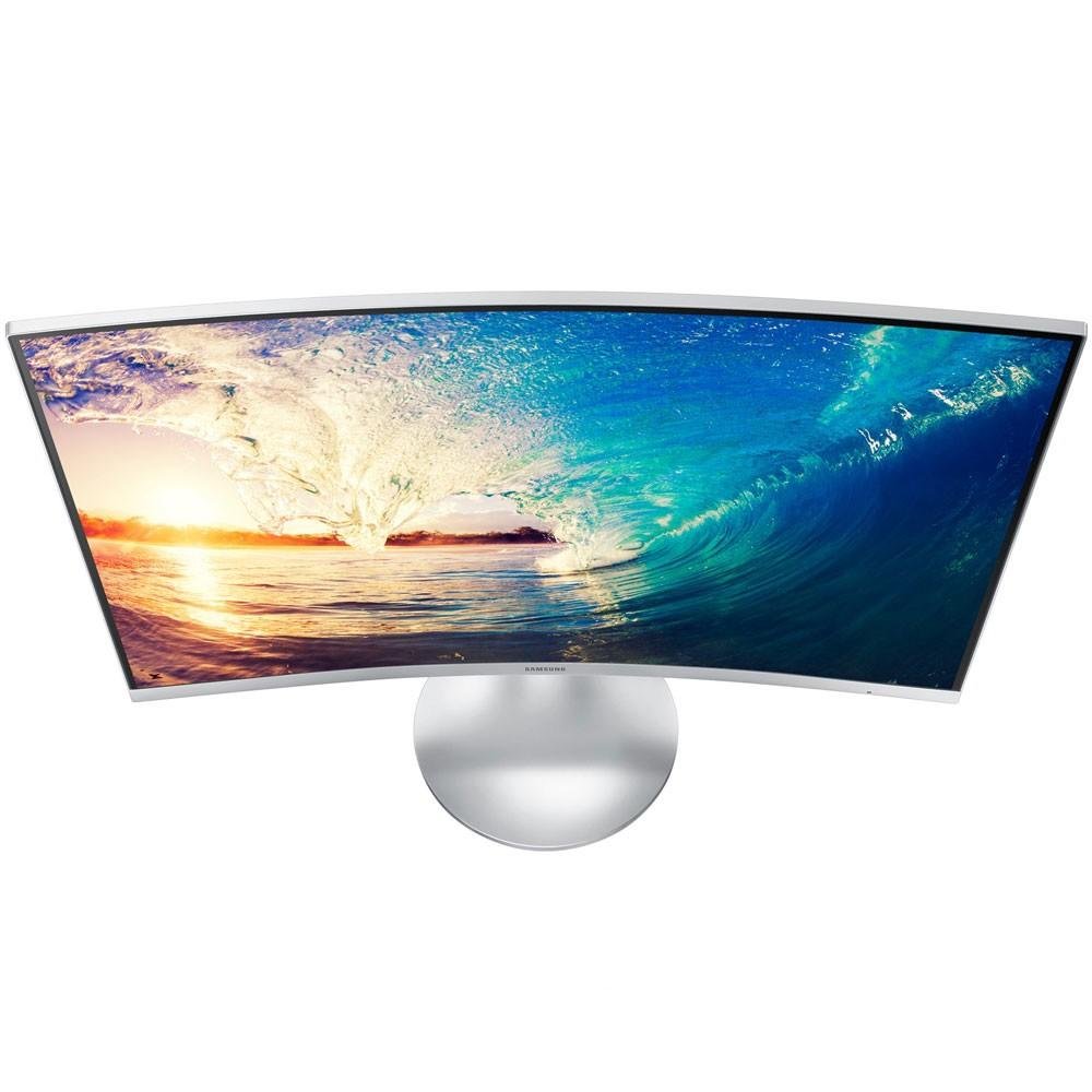 Imagem 6 de 9 do produto Monitor Samsung LED 27´ Widescreen Curvo, HDMI/VGA/Display Port, FreeSync, Som Integrado, Branco - LC27F591FDLXZD