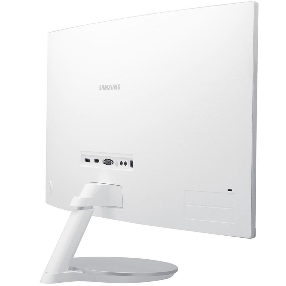 Imagem 5 de 9 do produto Monitor Samsung LED 27´ Widescreen Curvo, HDMI/VGA/Display Port, FreeSync, Som Integrado, Branco - LC27F591FDLXZD