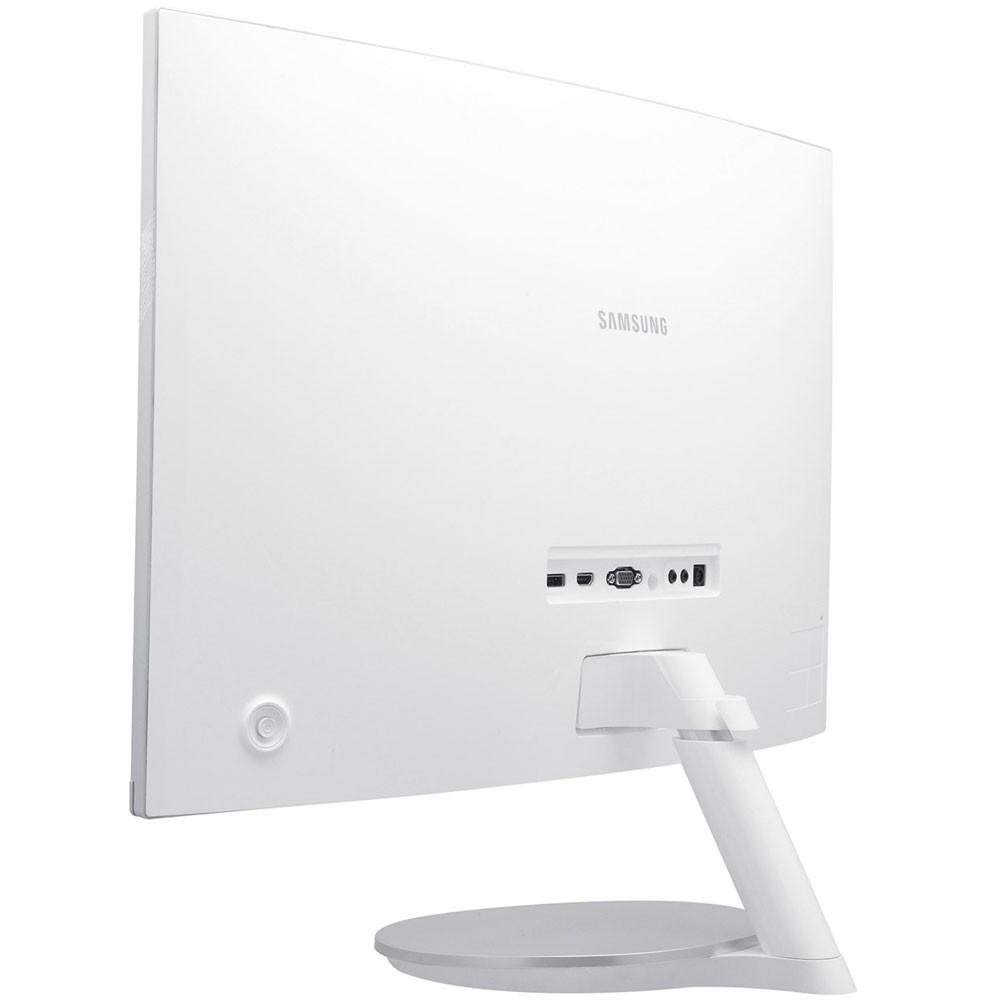 Imagem 8 de 9 do produto Monitor Samsung LED 27´ Widescreen Curvo, HDMI/VGA/Display Port, FreeSync, Som Integrado, Branco - LC27F591FDLXZD