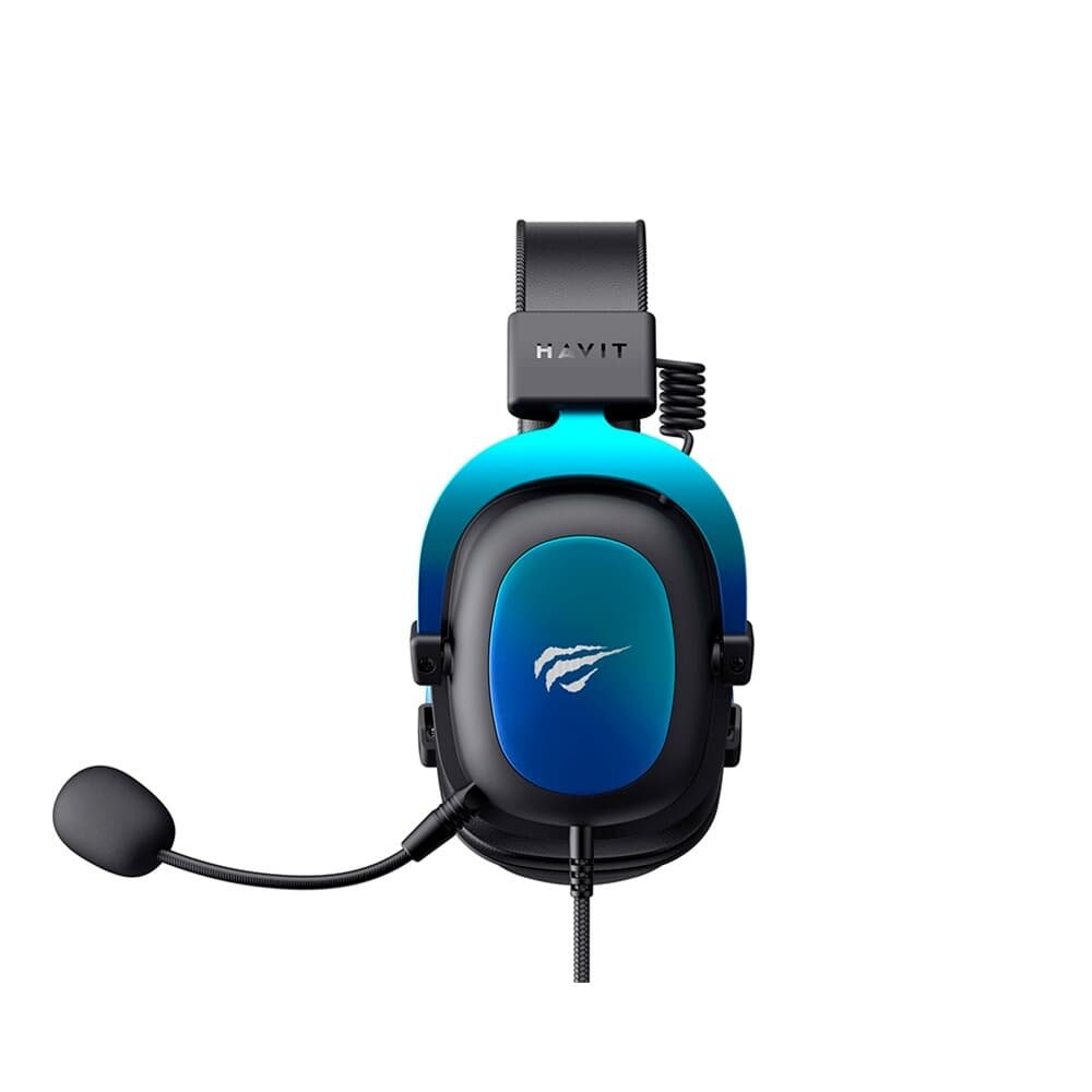Imagem 3 de 3 do produto Headset Gamer Havit H2002U Pro, High-end, Surround Virtual 7.1, Espuma De Memoria, Preto e Azul - HV-H2002U Pro