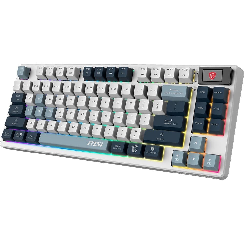 Teclado Mecânico Gamer Sem Fio ( Balão.info) Forge GK600 TKL SKY, RGB, Switch Linear, USB 2.0,Bluetooth, US, Preto - ( Balão.info - foto 5