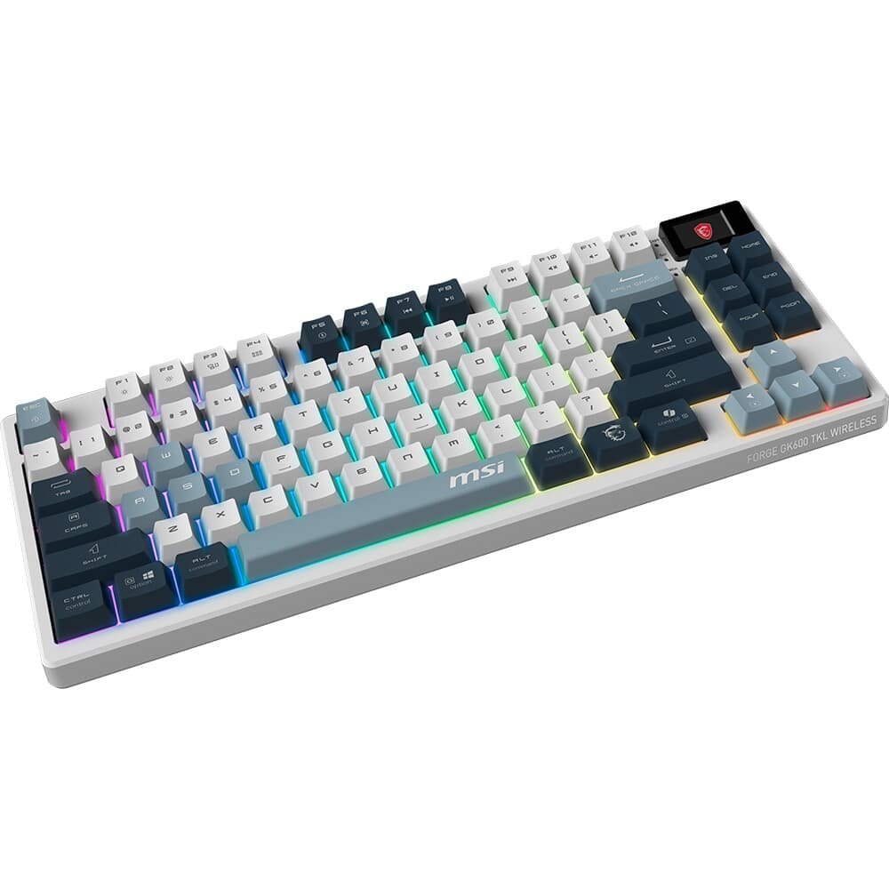 Teclado Mecânico Gamer Sem Fio ( Balão.info) Forge GK600 TKL SKY, RGB, Switch Linear, USB 2.0,Bluetooth, US, Preto - ( Balão.info - foto 3
