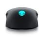 Mouse Gamer Sem Fio Dell Alienware Tri-Mode AW720M, RGB, USB, 26000 DPI, 2.4GHz, Bluetooth 5.1, Preto  - 570-BBCN