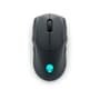 Mouse Gamer Sem Fio Dell Alienware Tri-Mode AW720M, RGB, USB, 26000 DPI, 2.4GHz, Bluetooth 5.1, Preto  - 570-BBCN