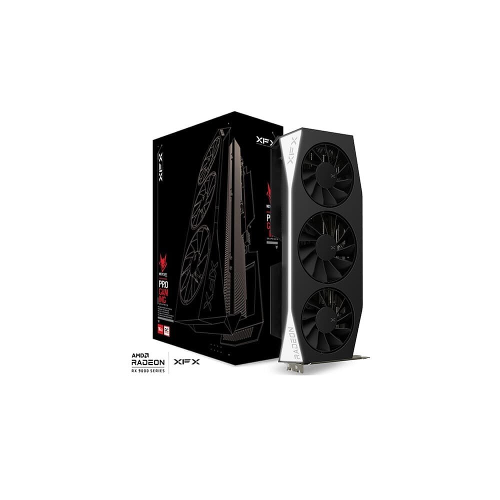 Placa de vídeo XFX RX 9060XT OC Gaming Mercury AMD Radeon RX Graphics Card 16GB, Ray Tracing, RDNA 4 - RX-96TMERCB9