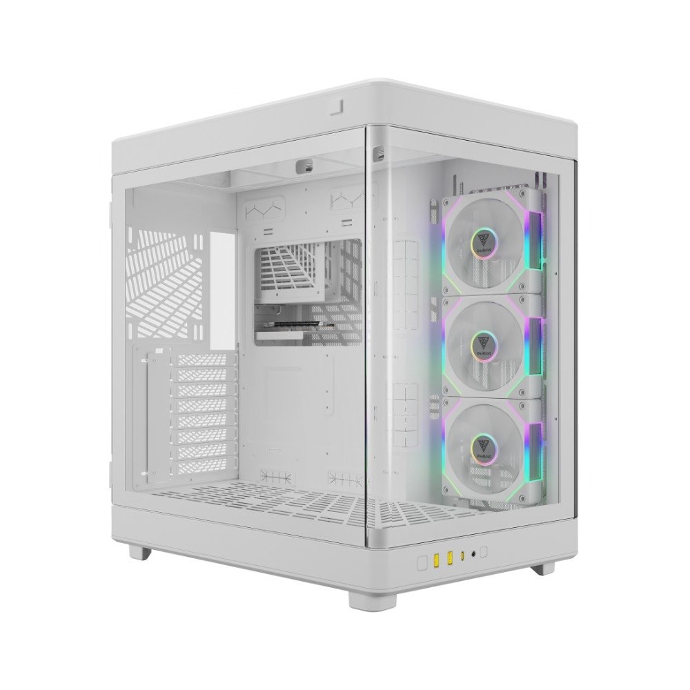 Gabinete Gamer Gamdias Neso P1 Pro, Full Tower, Lateral e Frontal em Vidro Curvo, com 3X Fans, Preto - NESO P1 PRO B