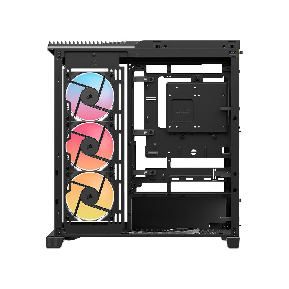 Gabinete Gamer ( Balão.info) 4500X RS-R ARGB, E-ATX, Mid Tower, E-ATX, Lateral e frontal em Vidro Curvo Temperado, 3x Fans, Preto - CC-( Balão.info)-WW - view 11