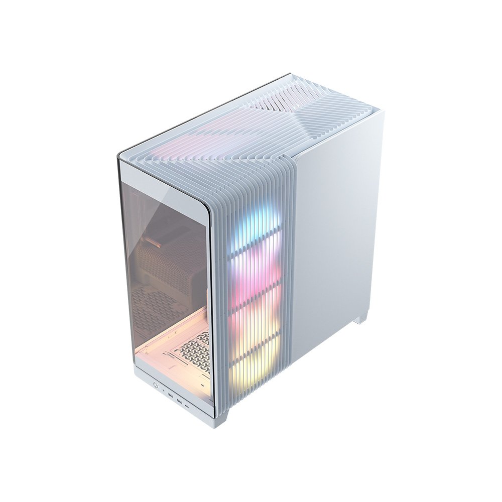 Imagem 7 de 14 do produto Gabinete Gamer Corsair 4500X RS-R ARGB, Mid Tower, Branco - CC-9011315-WW