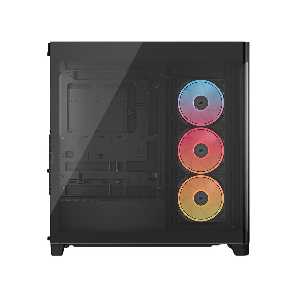 Gabinete Gamer ( Balão.info) 4500X LX-R RGB, E-ATX, Mid Tower, E-ATX, Lateral e frontal em Vidro Curvo Temperado, 3x Fans, Preto - CC-( Balão.info)-WW - view 10