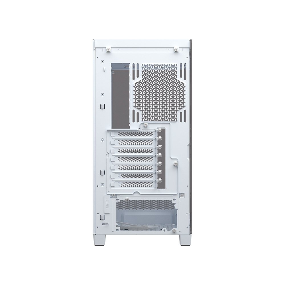 Imagem 9 de 14 do produto Gabinete Gamer Corsair 4500X LX-R RGB, E-ATX, Mid Tower, E-ATX, Lateral e frontal em Vidro Curvo Temperado, 3x Fans, Branco - CC-9011317-WW