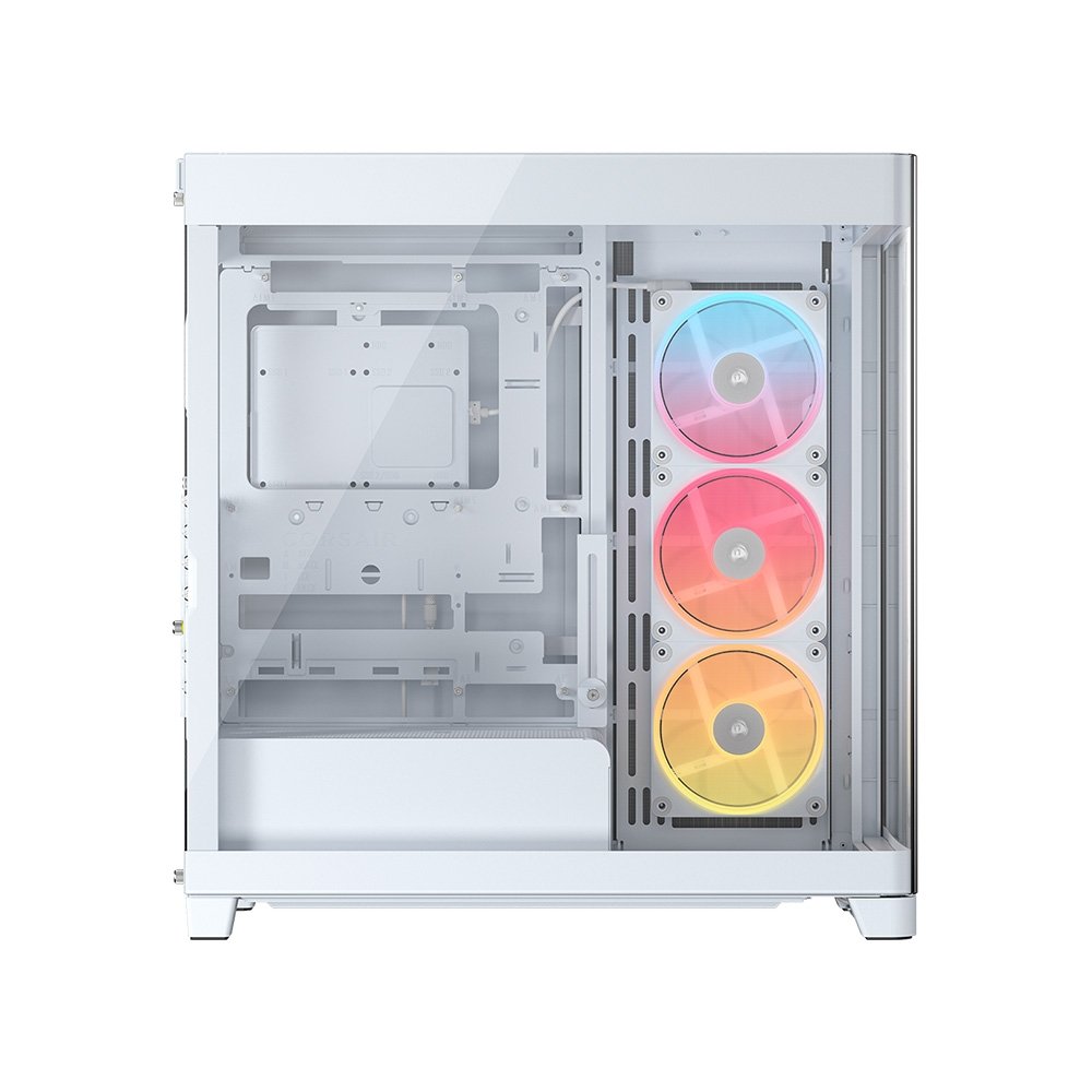 Gabinete Gamer ( Balão.info) 4500X LX-R RGB, E-ATX, Mid Tower, E-ATX, Lateral e frontal em Vidro Curvo Temperado, 3x Fans, Branco - CC-( Balão.info)-WW - view 7
