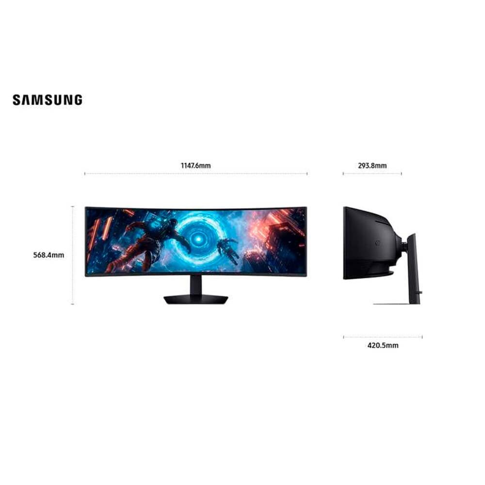 Monitor Gamer Curvo Samsung Odyssey G9 49", DQHD, 144Hz, 1ms, FreeSync Premium Pro, HDR600, Ajuste de Altura - LS49FG910ELXZD - view 4