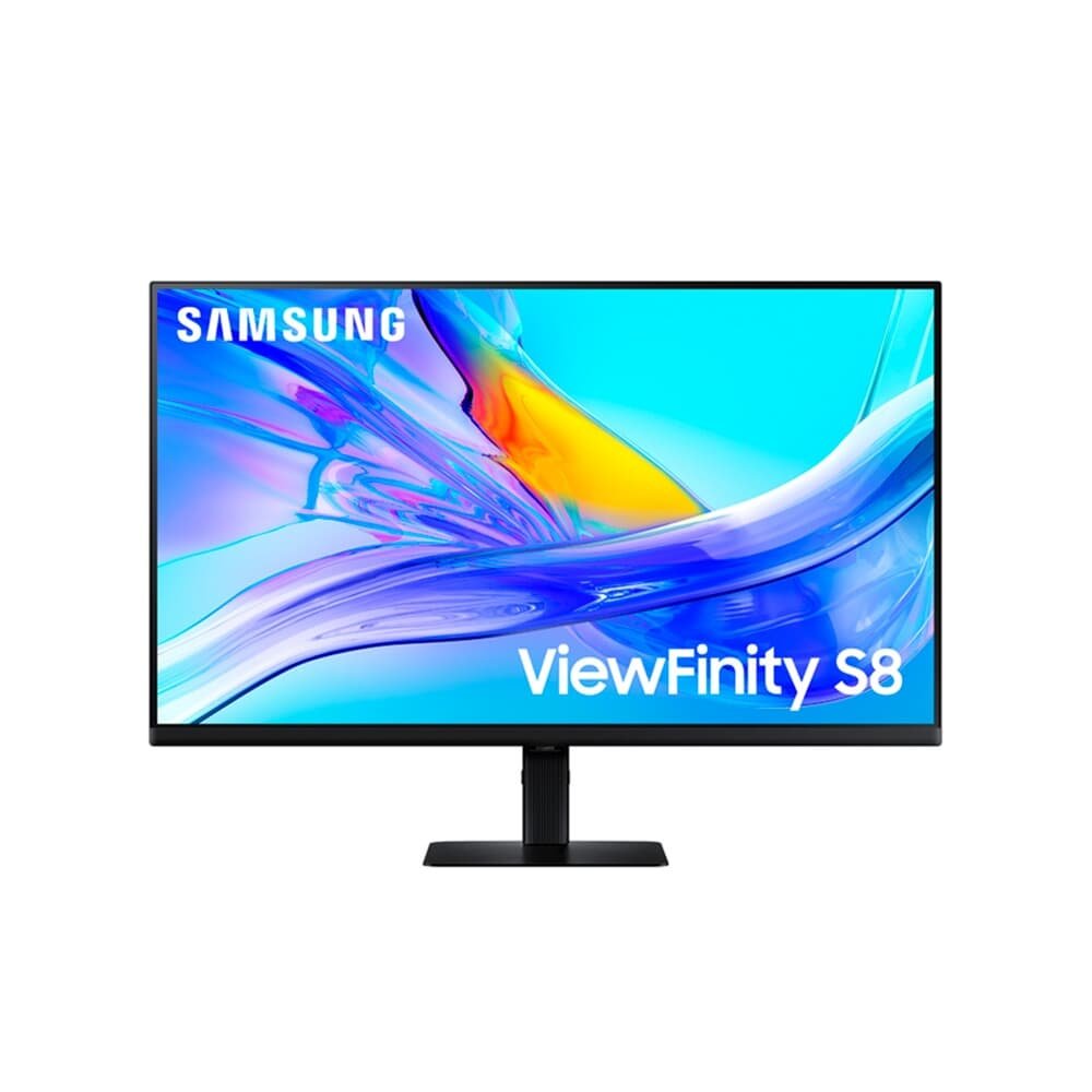 Monitor Profissional Samsung ViewFinity S8 32", 4K, 60Hz, 5ms, IPS, HDR, USB-C, Ajuste de Altura, Preto - LS32D800UBLXZD