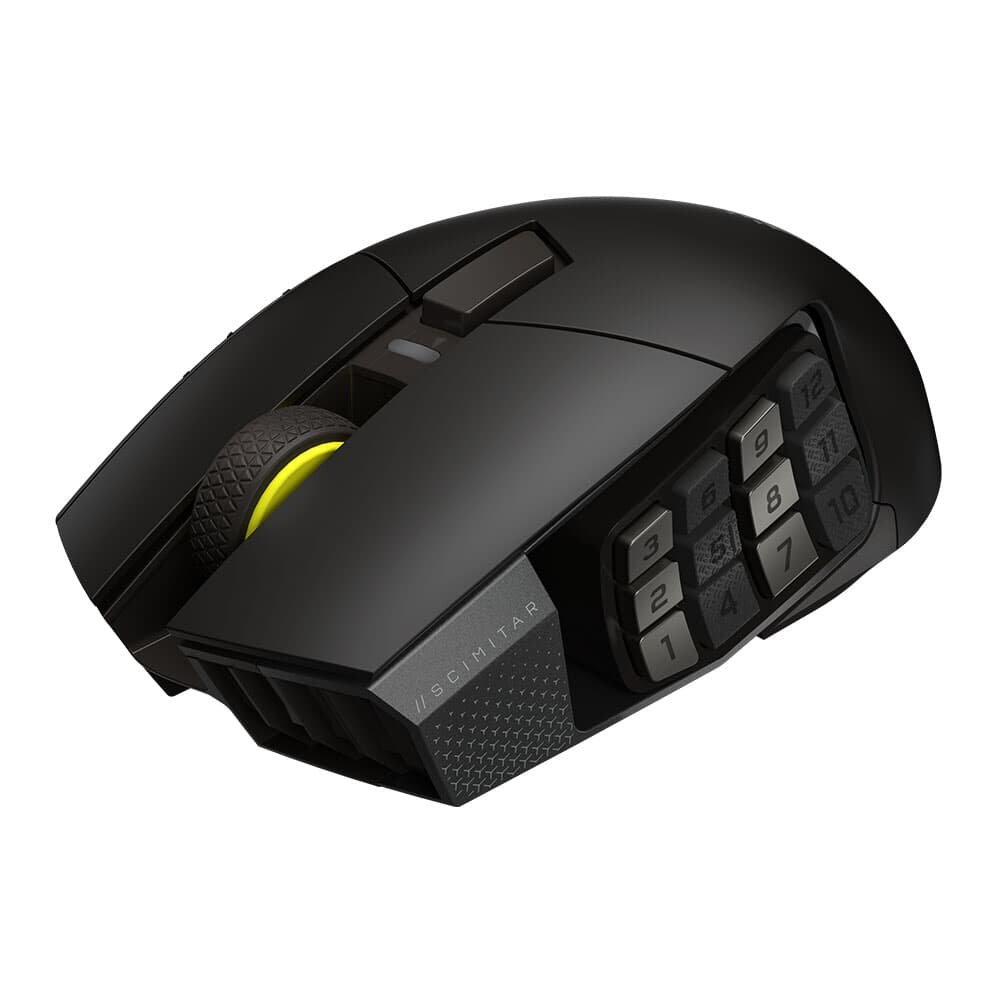 マウス・トラックボール Corsair Scimitar Elite Wireless SE Mouse gamer SCIMITAR ELITE WIRELESS SE MMO - Branco