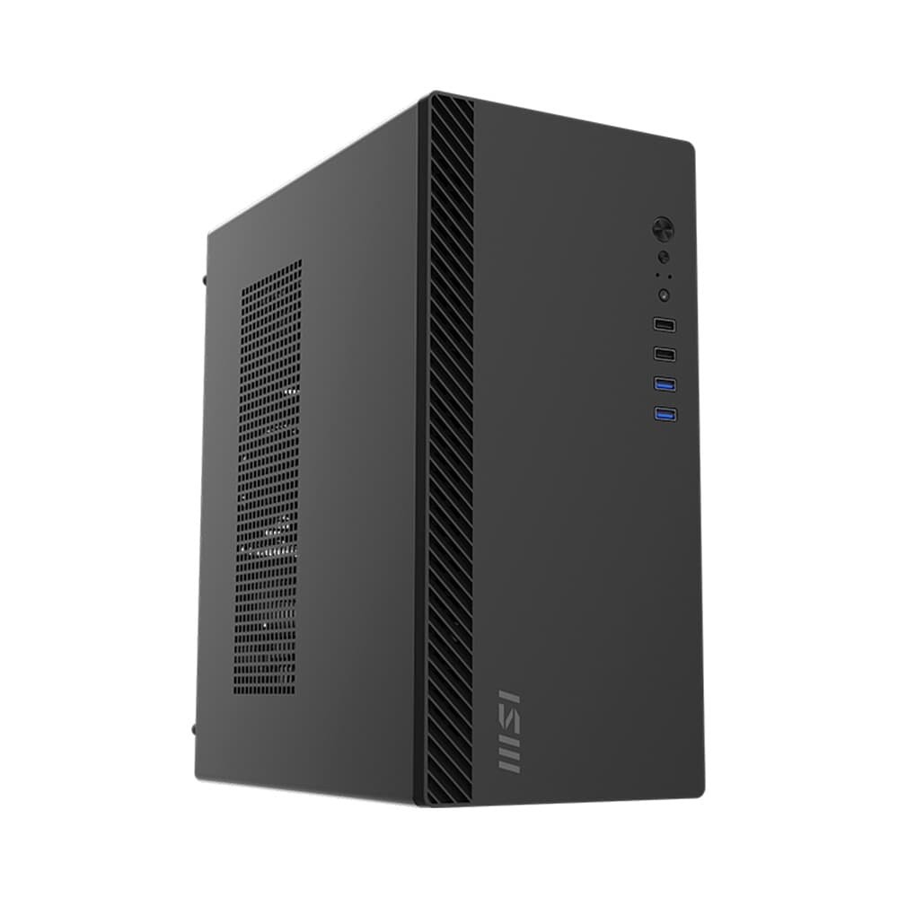 Gabinete MSI PRO SHIELD M100P, Pre Installed FAN, M-ATX,Mini ITX, Preto - PROSHIELDM100P - view 5