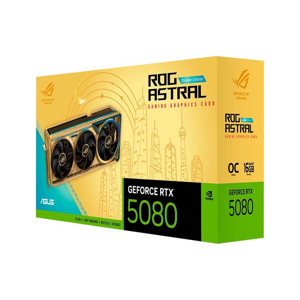 Placa de Vídeo ASUS ROG Astral RTX 5080 | KaBuM!