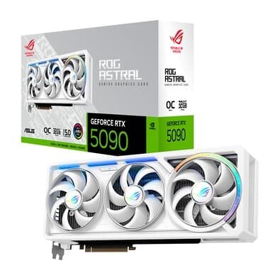  ASUS ROG ASTRAL RTX5090 WHITE NVIDIA Geforce, 32GB, GDDR7 - 90YV0LWA-M0NA00
